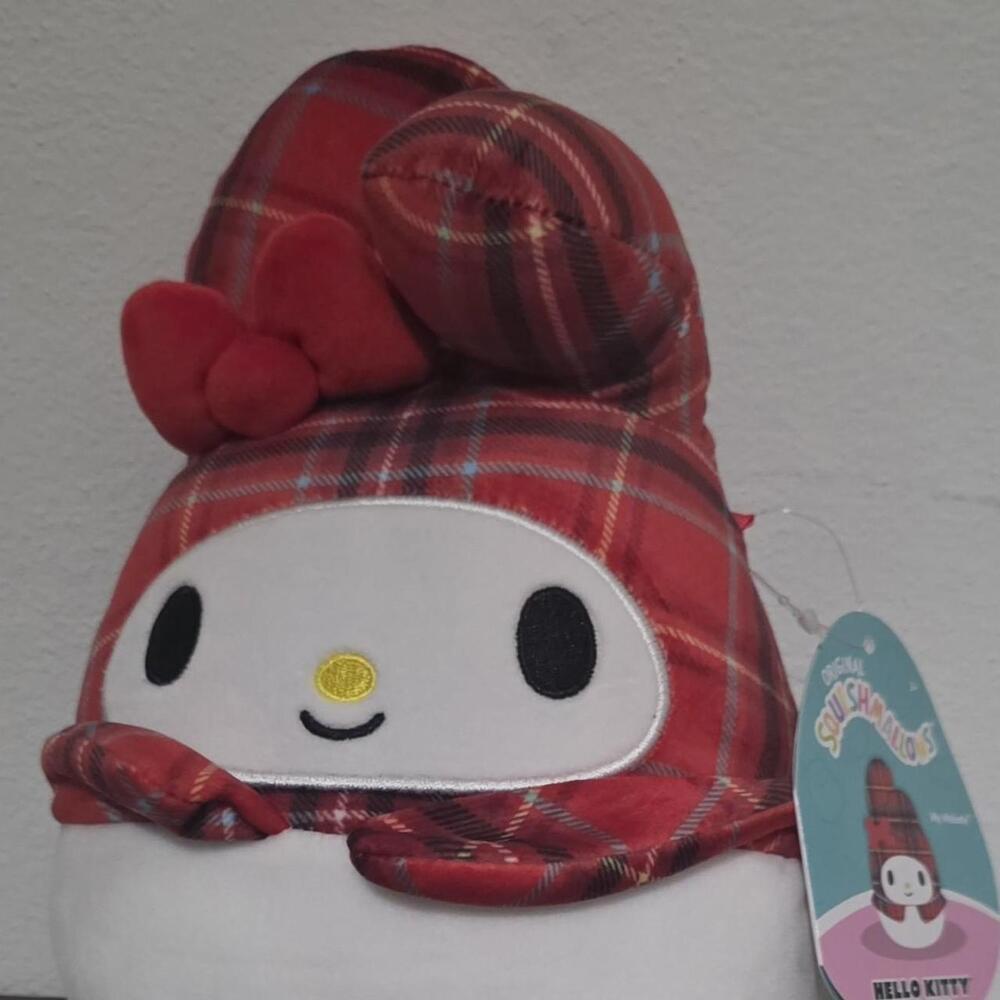 Sanrio My Melody red plaid hoodie with bow #kawaii #sanrio